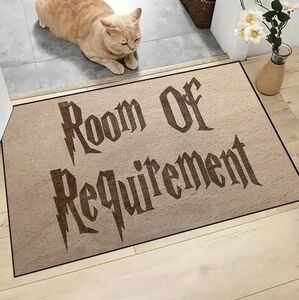 Harry Potter Room of Requirments Non-Slip Front Doormat Entryway 23.6in.×15.7in.